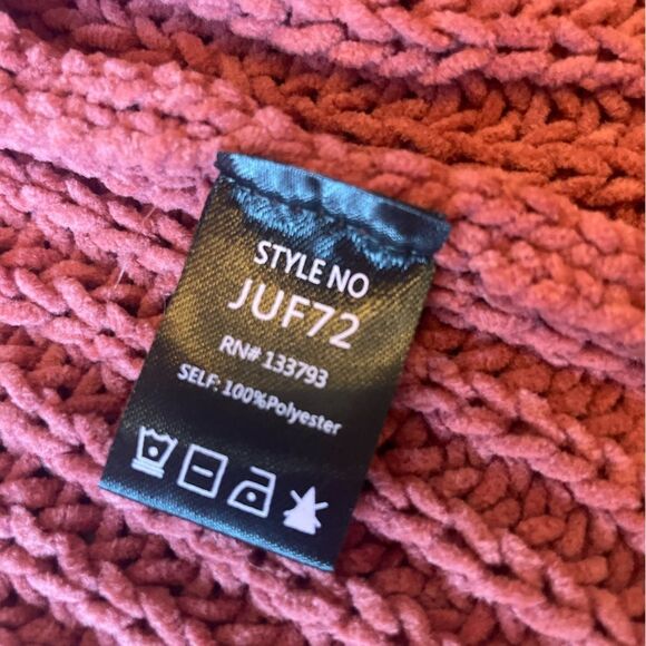 POL Knit Cardigan Open Front Sweater With Pockets Womens Size Small Blush Pink - Picture 10 of 12